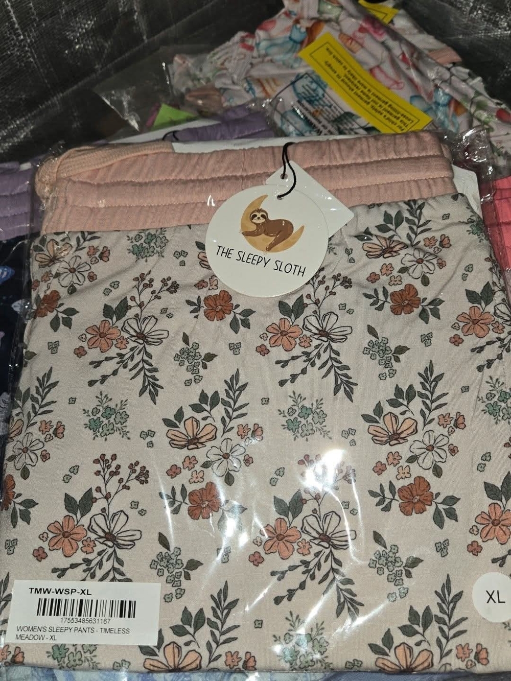 The Sleepy Sloth Women's Floral Pajama Pants - Timeless Meadow BAMBOO